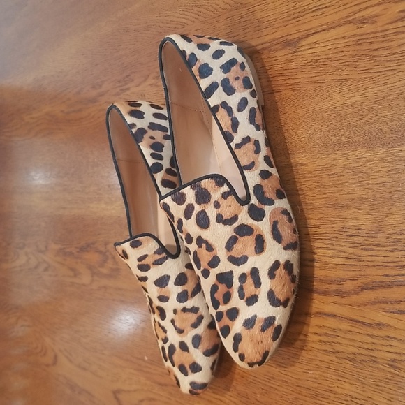 J Crew 9.5 calf hair penny loafers - Picture 11 of 15